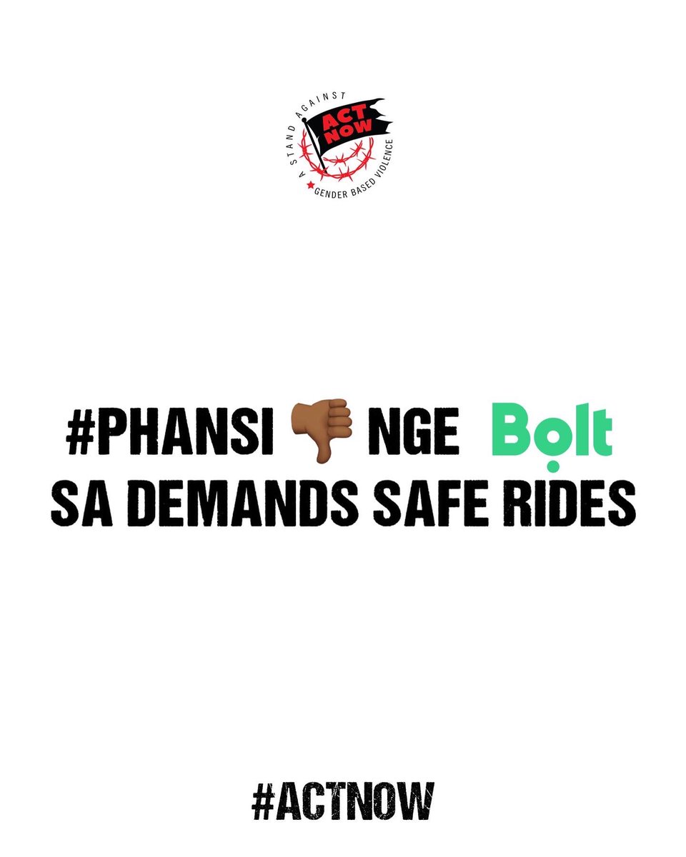 #CancelBolt #ConquerGBV