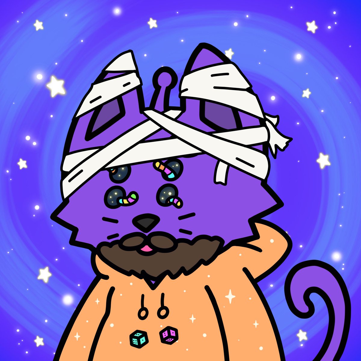 ✨MEOW✨

New mutation sneak peek! This is a Cosmic Cat mutated with <a href="/alienfrens/">alien frens</a> 

NO-ONE else is doing this mutation concept right now how we are doing it! It’s going to be so sick! They are coming sooner than you think 😜

#NFTs #NFTCommmunity #NFTdrop