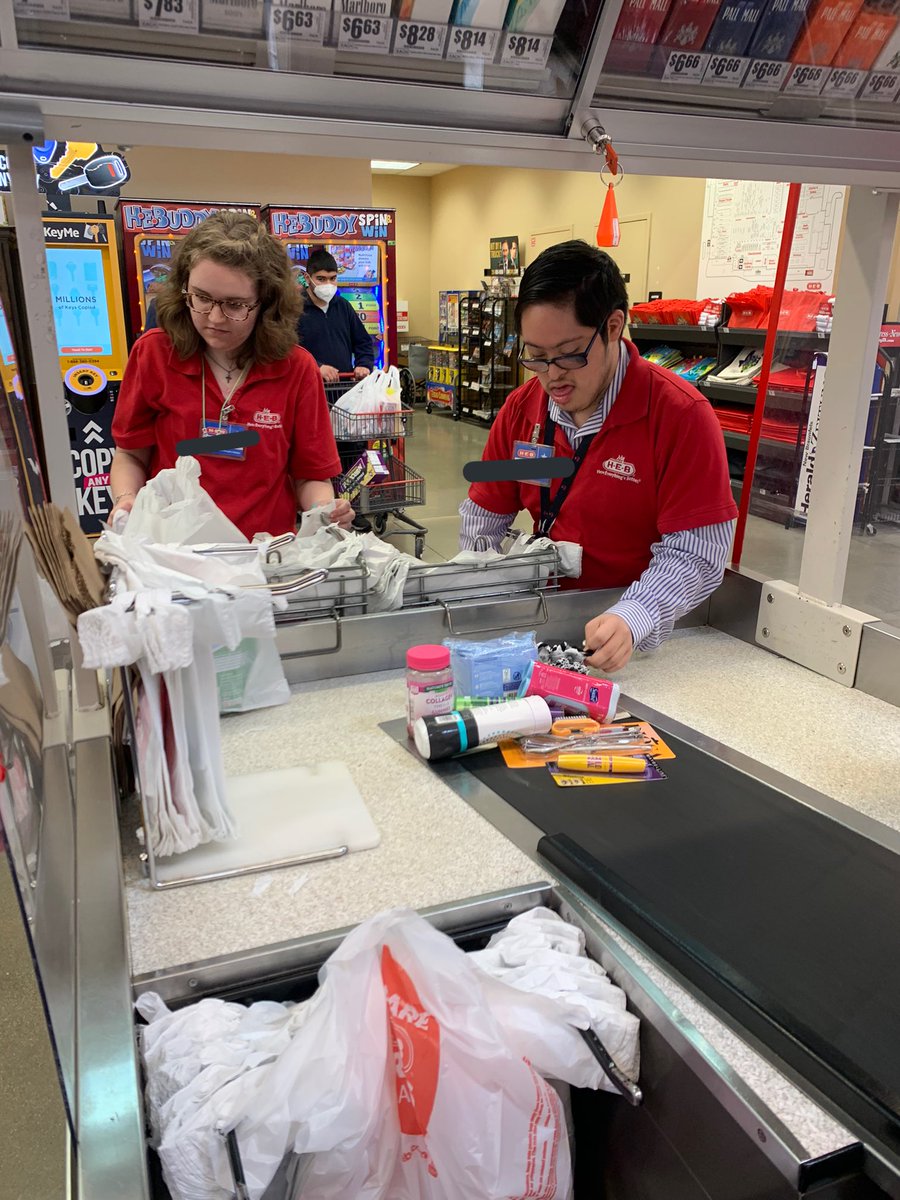 CISDLifeBridges's tweet photo. Teamwork for the win at HEB today! #vocationaltraining #transitionskills
@CISDSpecialEdu1 @FoxCISDATLID @lindslottcisd @CISDSPEDLady @HEB https://t.co/iil3Unb5bm