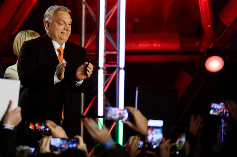 Reuters's tweet photo. CPAC, America’s most prominent conservative gathering, convenes in Budapest, Hungary, next month with prime minister Viktor Orban as a keynote speaker. The EU has accused Orban of undermining democracy, free media and judicial independence https://t.co/v39XnsT8OD https://t.co/VCANaJt9VA