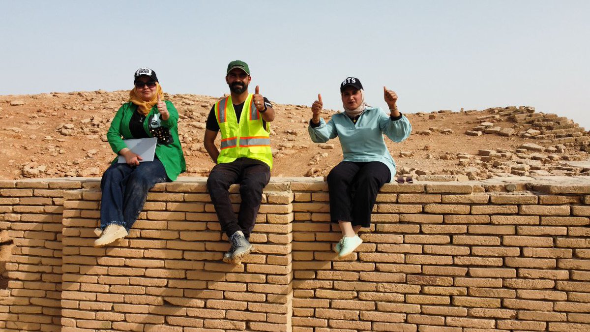 AljnabyAylaf's tweet photo. A field visit to the archaeological site of Ur https://t.co/H6nkt9hvD0