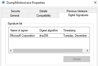 LOLBIN to dump LSASS:

Path: C:\Program Files\Microsoft Visual Studio\2022\Community\Common7\IDE\Extensions\TestPlatform\Extensions

Binary: DumpMinitool.exe

The params are case sensitive.