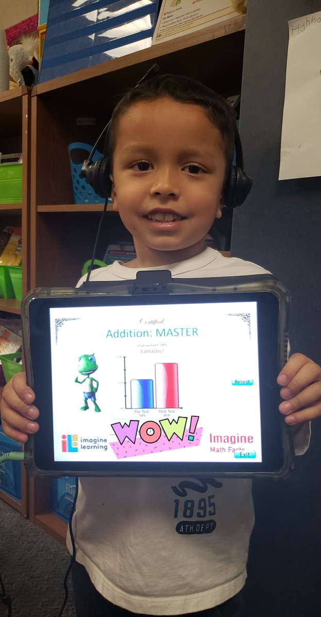 LindoraBiggers's tweet photo. These friends mastered their addition facts on Imagine Math! Look at that growth! 😍 @MinshewColts1 @inetradn @cruz4thought https://t.co/UIu4JUcsOl