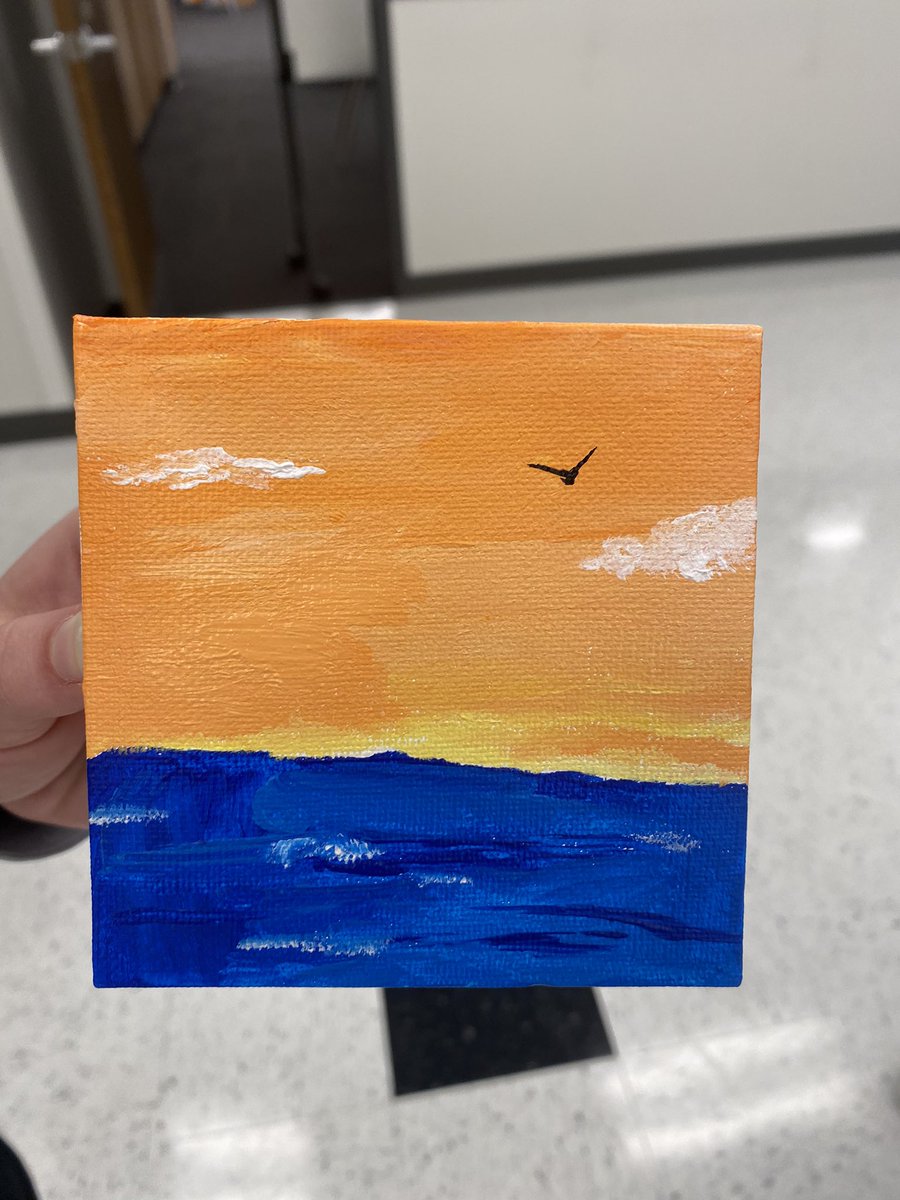 NPGrizzlyLib's tweet photo. #tinycanvas painting in the library was so much fun during WIN time! We have some amazing artists. #wsdlibraries #paintinginthelibrary https://t.co/CRsmM1WBQk