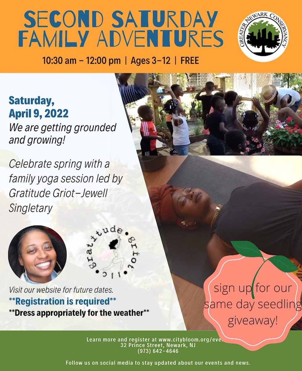 Join us this Saturday at the Outdoor Learning Center! Register on our website citybloom.org