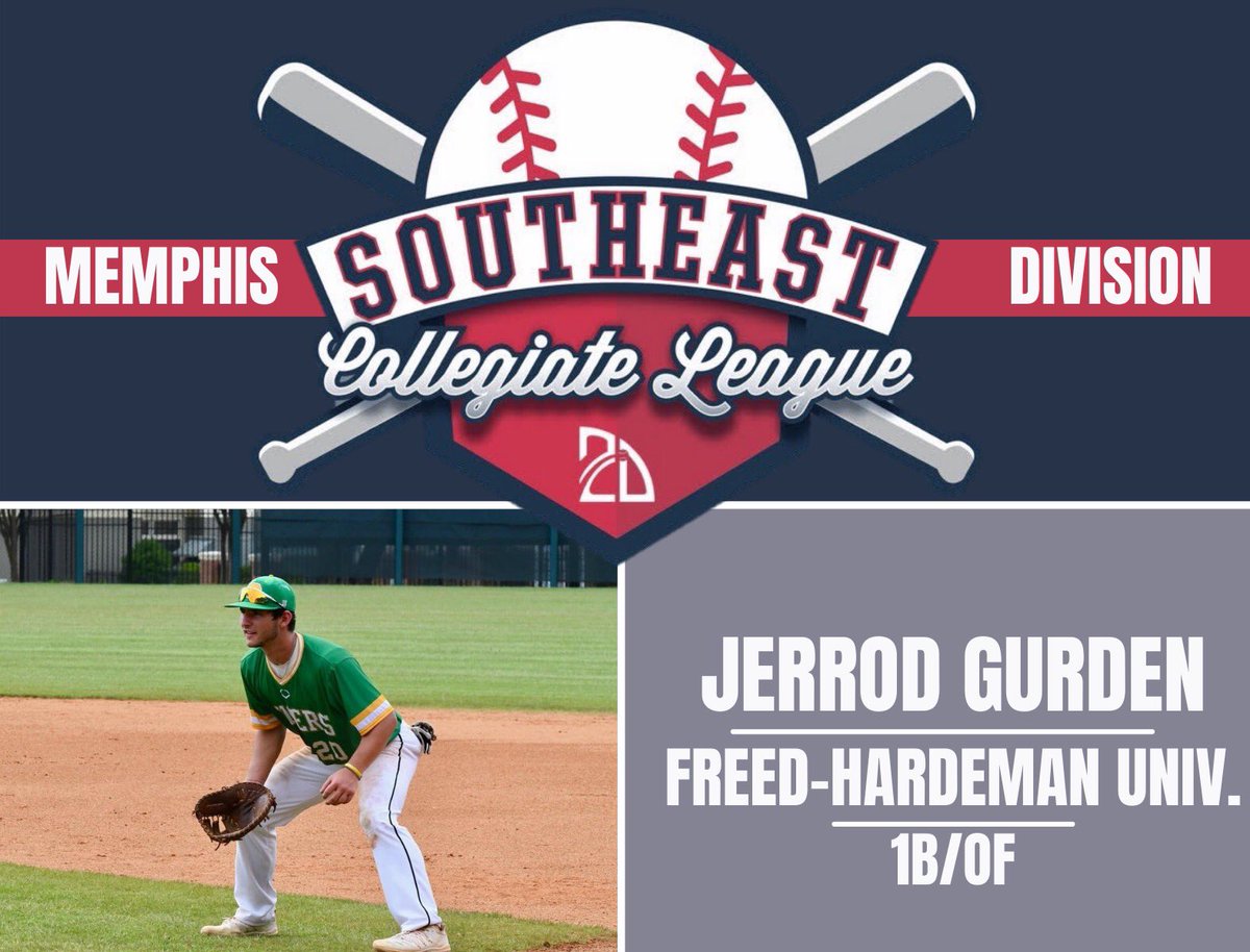 🛑Memphis Division🛑

Jerrod Gurden (<a href="/JrodGurdy20/">Jerrod Gurden</a>) is the next player for the Memphis division!

For more information about the SECL, head to secollegiatelge.org