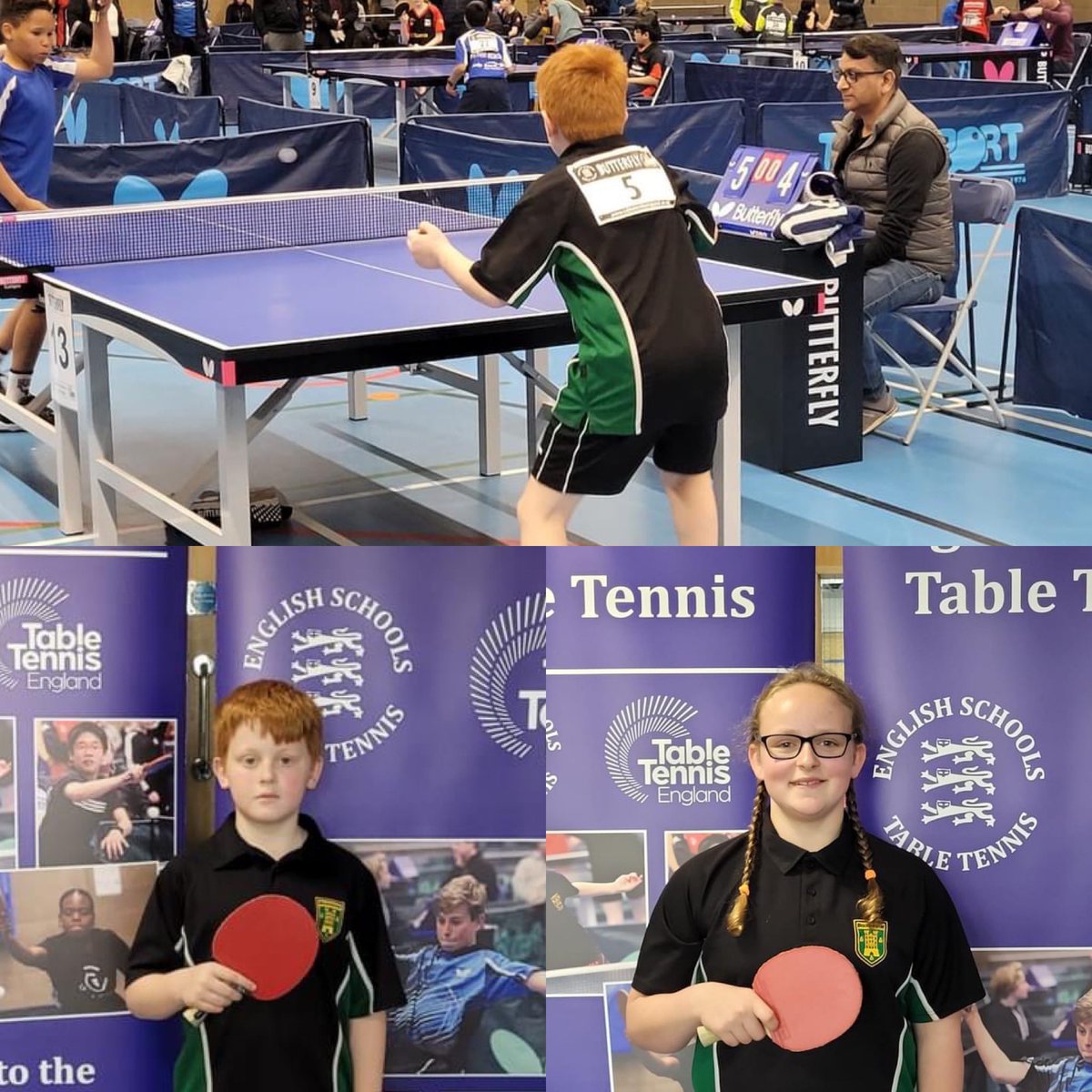 2 <a href="/BMiddleSchool/">Blackminster Middle</a> pupils qualified for the English School TT Championship!!Joshua in the U11 boys &amp; Phoebe in U13 Girls. They were dealt hard draws, competing against Englands Best but both returned with a couple of wins! We are very proud!! #TableTennis #rolemodels #activeschool