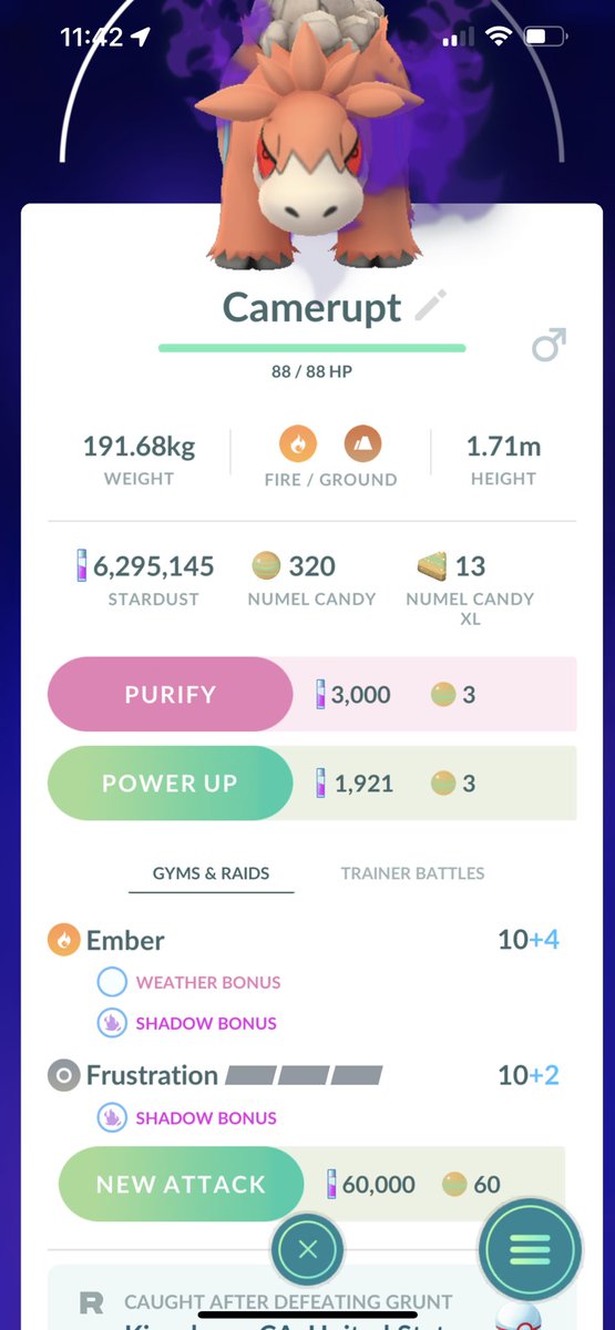 Alex_2618's tweet photo. Caught it after defeating a grunt 🤨 https://t.co/A3lOpqV9BY