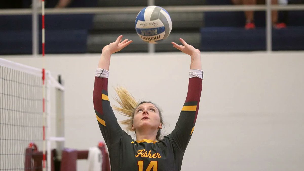 FisherAthletics's tweet photo. An All-Conference player for @sjfcvb
 and soon-to-be a PharmD...Katie Leaty is setting herself up for a bright future 😎 #D3Week

Read more: https://t.co/A1kcM1Ut3u https://t.co/XyA4RMxsLD