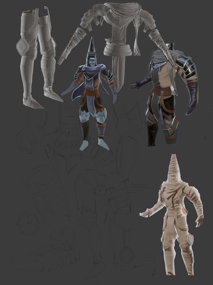 Fortnite skin created for #ConceptRoyaleContest2022 made in blender.
It’s my first "textured" model so i know it’s not the best one but i did my best.
I also post few sketches of the model and the non textured armor.
Hope You liked it xD