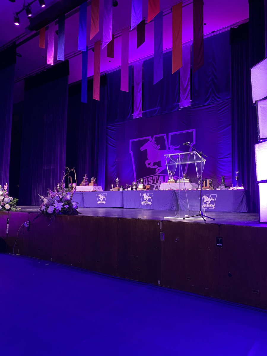 At the Mustangs Awards Ceremony!