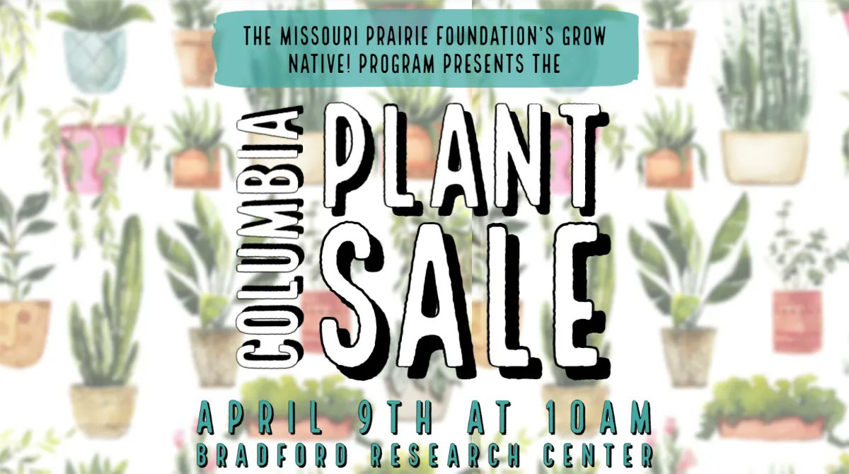 Calling all plant lovers! This coming Saturday, come out to the Grow Native! plant sale. Buy native wildflowers, grasses, shrubs, trees, vines, sedges, and native seed from Grow Native! professional members. Visit Engage for more information: missouri.campuslabs.com/engage/event/7…