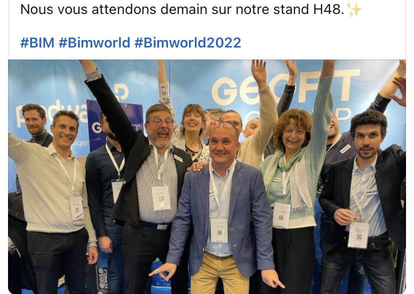 cchantraine's tweet photo. Les équipes @GeofitGroup d’#Abidjan seraient heureuses de vous présenter les projets #sigfu #sifor #pada. Trop loin, rejoignez-nous au #BIMWorldParis https://t.co/myexz0cFL5