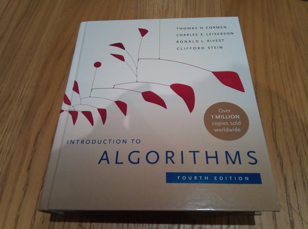 alejolp's tweet photo. Got it! Introduction to Algorithms, 4th edition, 2022. Cormen. Have some reading to do! https://t.co/q6eoLzO911
