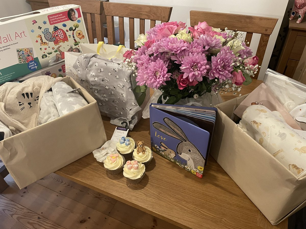 Feeling very loved by the wonderful team at Dartington today. A huge thank you to you all. These babies are going to be very spoilt!