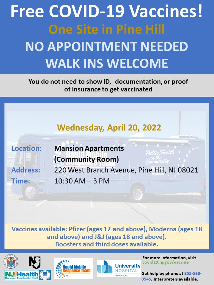 NJDOH on Twitter "You can get vaccinated against COVID19 in the