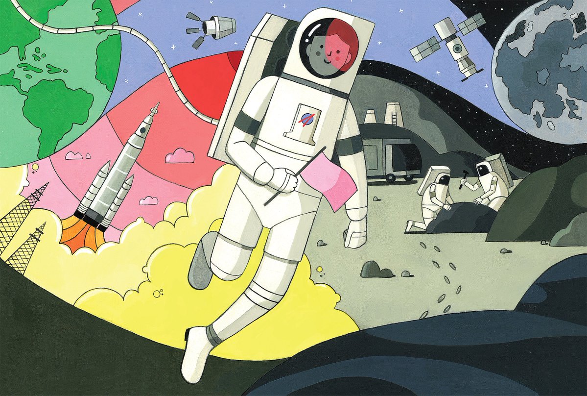 Sara, aspirante illustratrice che ha da poco terminato il triennio di illustrazione presso la <a href="/scuolacomics/">Scuola di Comics</a> a Torino, ha partecipato al progetto #ArtForArtemis - Scopriamo qui il suo lavoro:  bit.ly/35HjDsv #blog <a href="/esaspaceflight/">Human Spaceflight</a> #ForwardToTheMoon