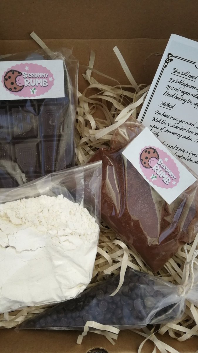 £14.90 with free postage!!! 
Our Bake Your Own Brownie kits are easy to follow and taste AMAZING!!!! Rich and
satisfyingly Indulgent these beauties are certain to hit the spot! Dm to order. #brownies #vegan #baking #chocolate #recipe #bakeyourown