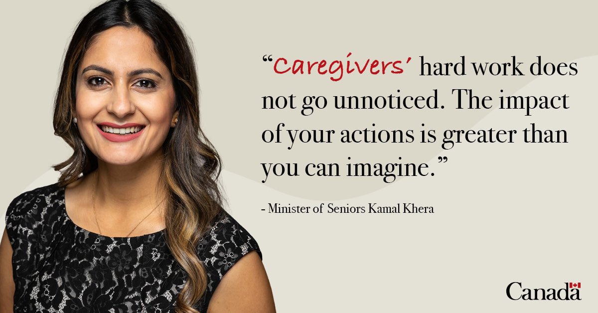 Today on #NationalCaregiverDay 👴👵👨‍👩‍👧‍👦🏡, thank you to the millions of caregivers who make a difference in our lives, compassionately providing care at long-term care homes, to loved ones, neighbours, parents and grandparents. (1/2)