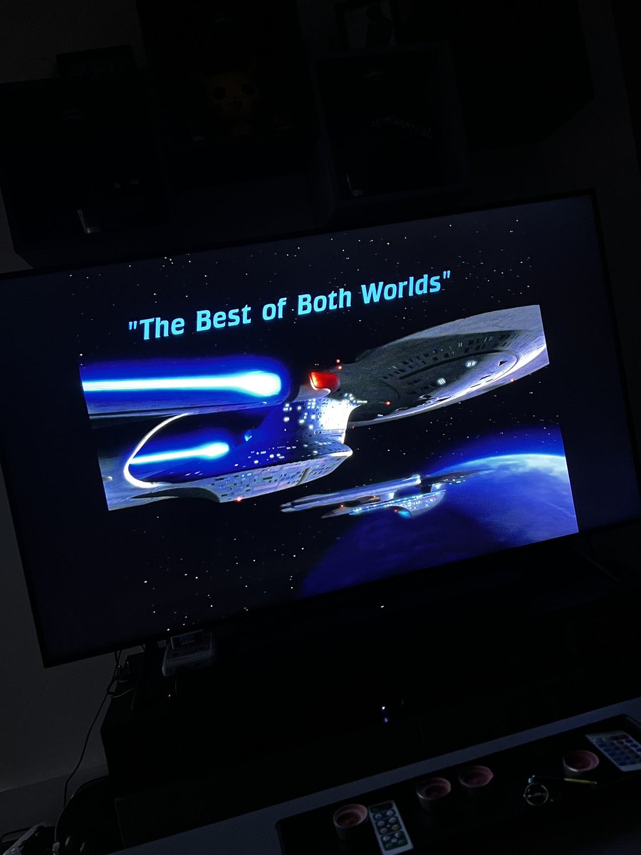 neilvagg's tweet photo. Celebrating today’s #FirstContactDay2022 announcement with a classic. 

#StarTrek #StarTrekTNG #StarTrekPicard https://t.co/bNWAdN1ABA