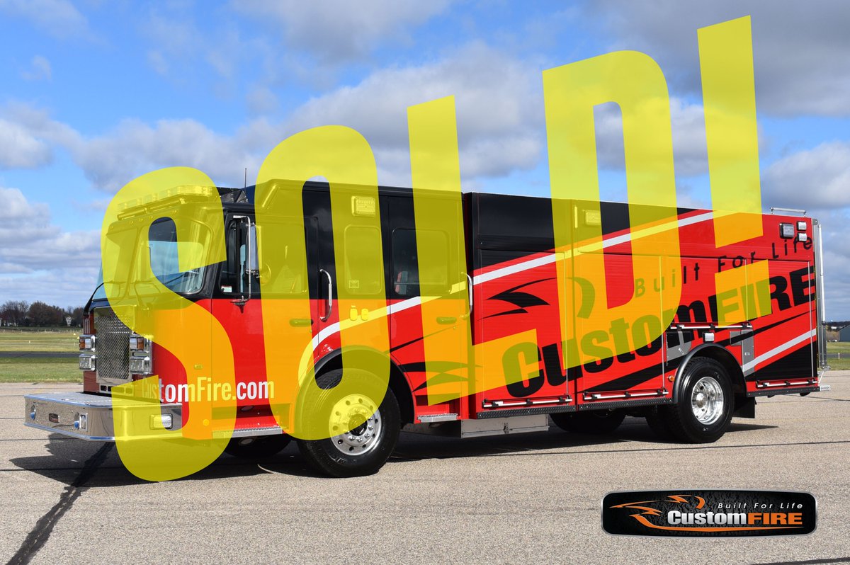 CustomFIREApp's tweet photo. The North Branch FD took delivery of our #Pumper demonstrator this week but if your #FireDepartment is in need of a new #FireTruck fast, we are building a new one to be completed this summer of 2022!   Contact our sales team at 800-443-8851 or at sales@customfire.com! https://t.co/h8ciDBBlqN