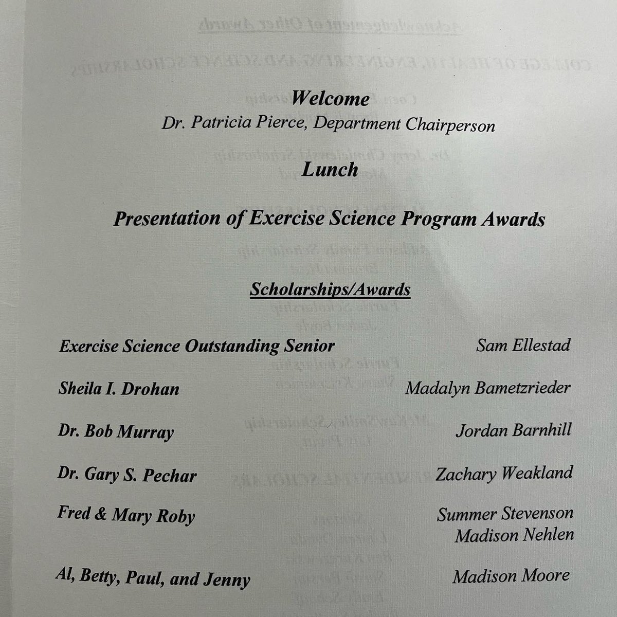 SRUExSci's tweet image. As a faculty we could not be more excited to celebrate the amazing achievements of our ExSci majors. Join us in celebrating our scholarship and award winners. Congrats to all for making SRU such an amazing place to be 🥳. #exercisescience #exercisesciencemajor #sru #slipperyrock