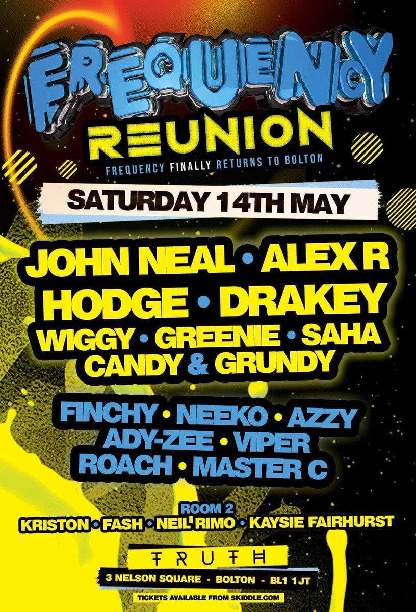 FREQUENCY is Back for one MASSIVE reunion!  Check out those names for original members!!