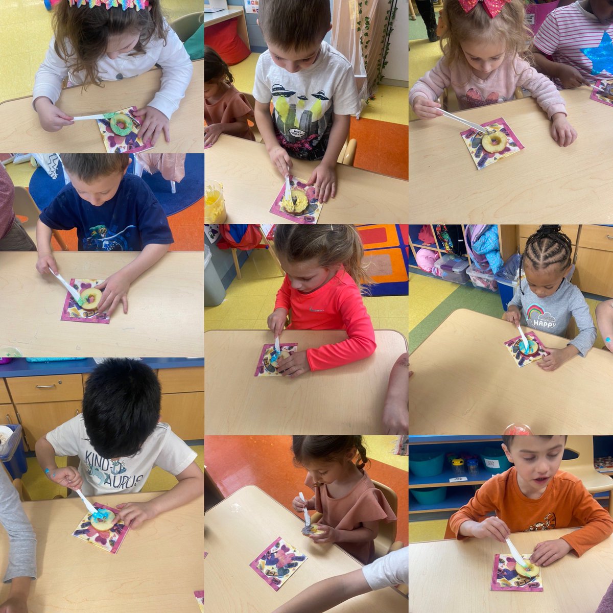 MsJosephsPreK's tweet photo. Tasty Tuesday sure was sweet! We loved getting to make apple βdonutsβ for snack today! ππ© #WeekoftheYoungChild #TastyTuesday #snacktime #appledonuts #barnegatinspires π€π§‘π€ #dunfeedragons π https://t.co/fYTb1luEaE