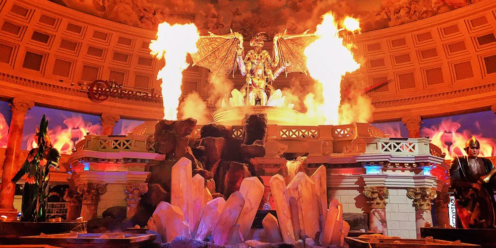 nv_starr's tweet photo. #FYI #ThingstodoinVegas The #FallofAtlantis show @TheForumShops in #LasVegas is a must see. Hours of operation are from 12PM - 8PM, top of each hour, #Thursday thru #Monday, dark #Tuesdays and #Wednesdays #VegasVacation #Vegas #NVStarrs https://t.co/AvIgyOEQdo
