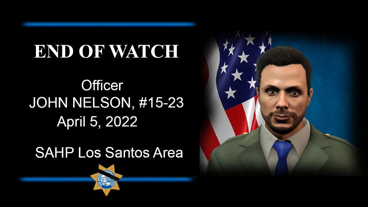 Sahp_official's tweet photo. C'est avec une grande tristesse que nous annonçons  le #EOW de l'officier John Nelson de la @Sahp_official 

L'officier John Nelson  est décédé des suites de blessures par arme à feu.

Nos pensées vont à ses proches et à ses frères et sœurs en bleu. https://t.co/5mox5rThlP
