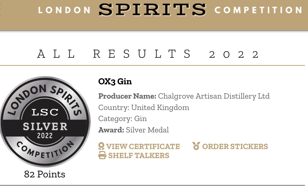OX GINS (@cadox44) on Twitter photo Wow! It’s a silver medal for our #ox3gin at this years <a href="/londoncomps/">London Competitions</a>
#londoncomps22
#oxgins
#chalgroveartisandistillery Wow! It’s a silver medal for our #ox3gin at this years <a href="/londoncomps/">London Competitions</a>
#londoncomps22
#oxgins
#chalgroveartisandistillery