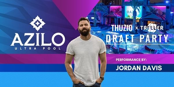 SAHARALasVegas's tweet photo. @Thuzio x @Triller are taking over #AZILOUltraPool on April 28th to bring you the ultimate draft party experience! Get ready for a night of football draft analysis, athlete appearances, and performances by Jordan Davis, & Mitchell Tenpenny.
Tickets: https://t.co/8nM0Iqf9yp https://t.co/yYEP5bA8nv
