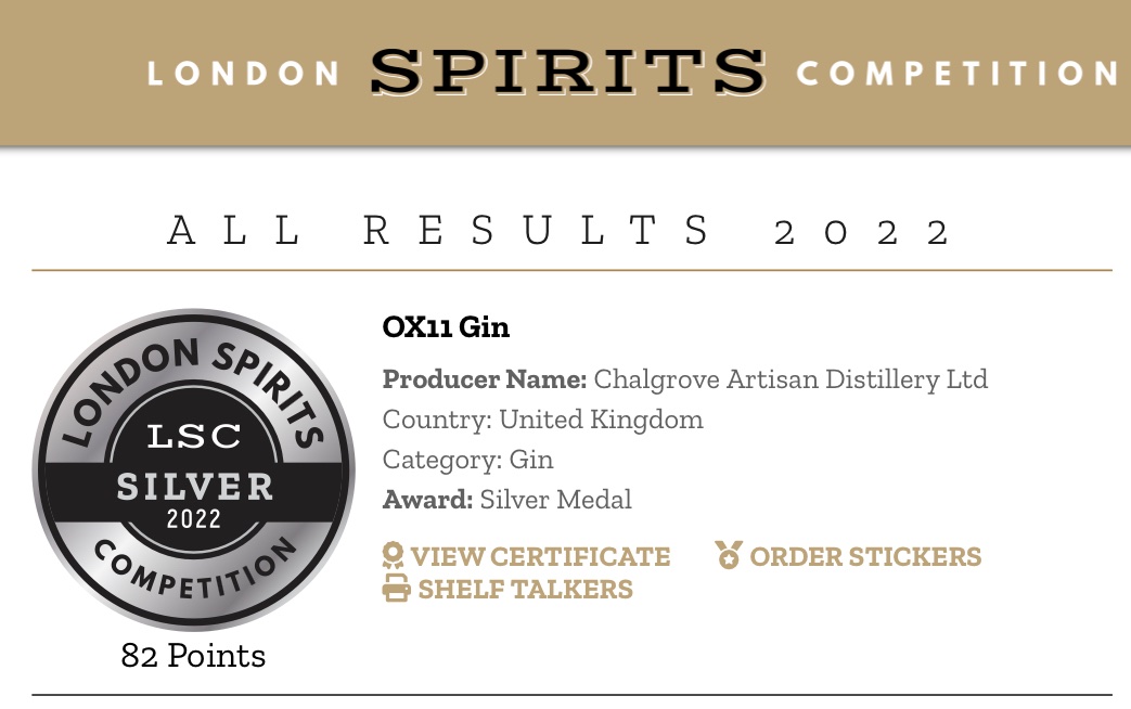 OX GINS (@cadox44) on Twitter photo Wow! It’s a silver medal for our #ox11gin at this years <a href="/londoncomps/">London Competitions</a>
#londoncomps22
#oxgins
#chalgroveartisandistillery Wow! It’s a silver medal for our #ox11gin at this years <a href="/londoncomps/">London Competitions</a>
#londoncomps22
#oxgins
#chalgroveartisandistillery