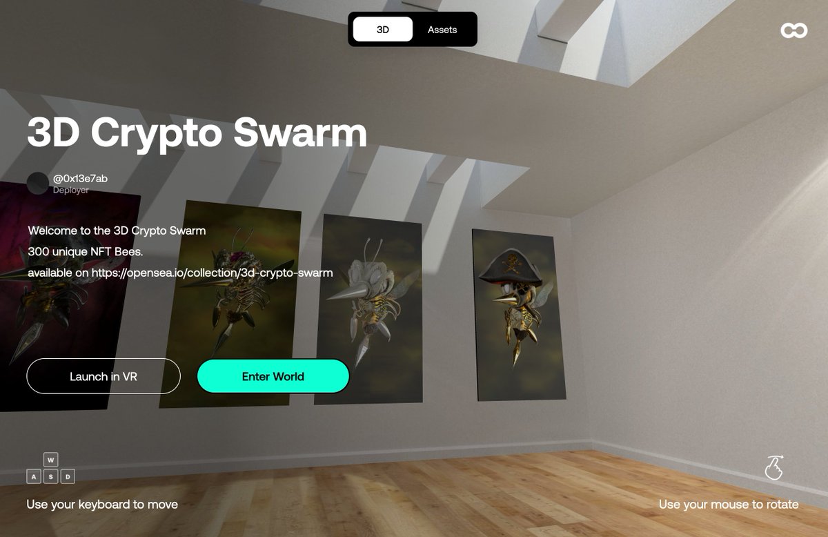 3D Crypto Swarm tweet media