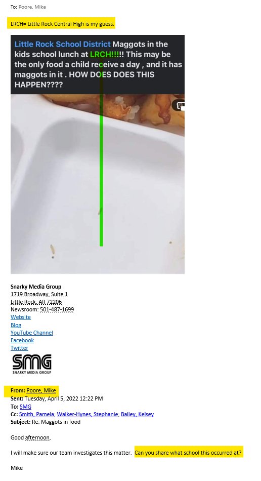 SnarkyMedia's tweet image. Let&apos;s hope the new LRSD superintendent has better reading comprehension and grammar skills. #DanglingModifier