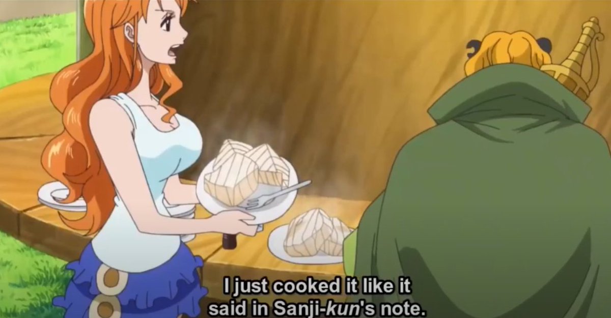 AttackOnCuisine's tweet photo. Just made Nami's Tuna Steak from One Piece! 
https://t.co/ZoGTjYohfI

#OnePiece  #Onepiecefood #Onepiececooking #Onepieceedit #animeedit #animefood #foodvideos #animetwitter #anime #onepiece784 #onepiecanime #nami #onepiecenami https://t.co/Jx9A4aNZPG