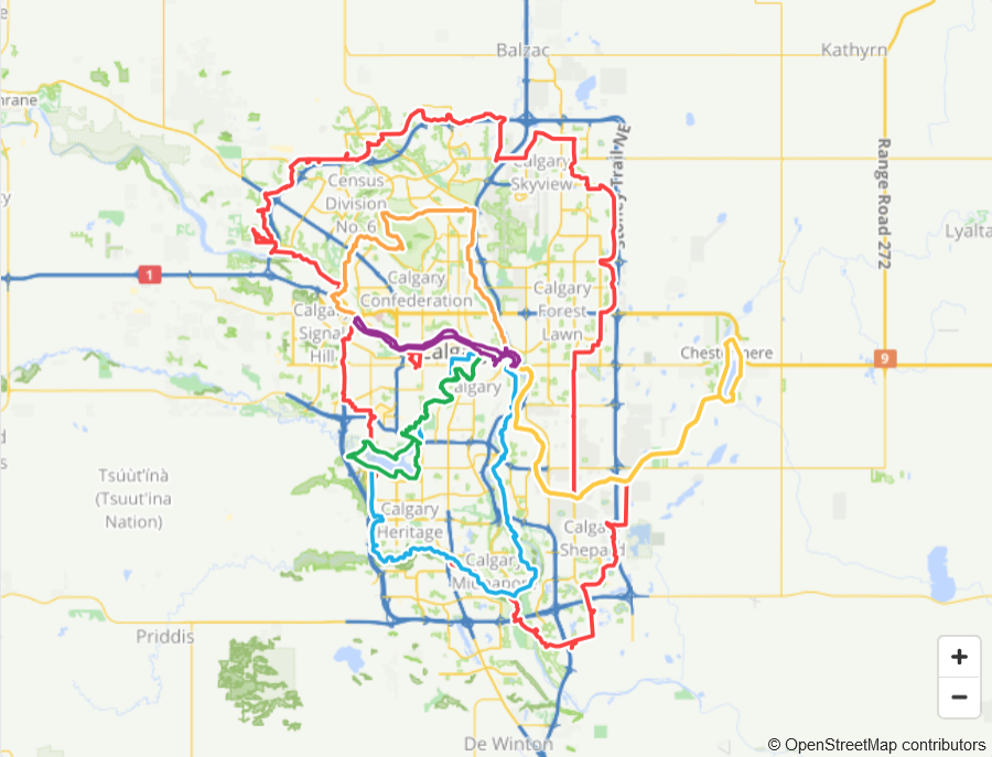 BikeBikeYYC's tweet photo. Calgary's 1000kms+ urban pathway system is an unique urban treasure. We've ridden a lot of it over the last 12 years and have found these to be the routes we keep returning to time and again. #BestOfCalgary #yycbike @TourismCalgary @TravelAlberta 
 https://t.co/tHesOeiisp https://t.co/6kOV0NVu7y