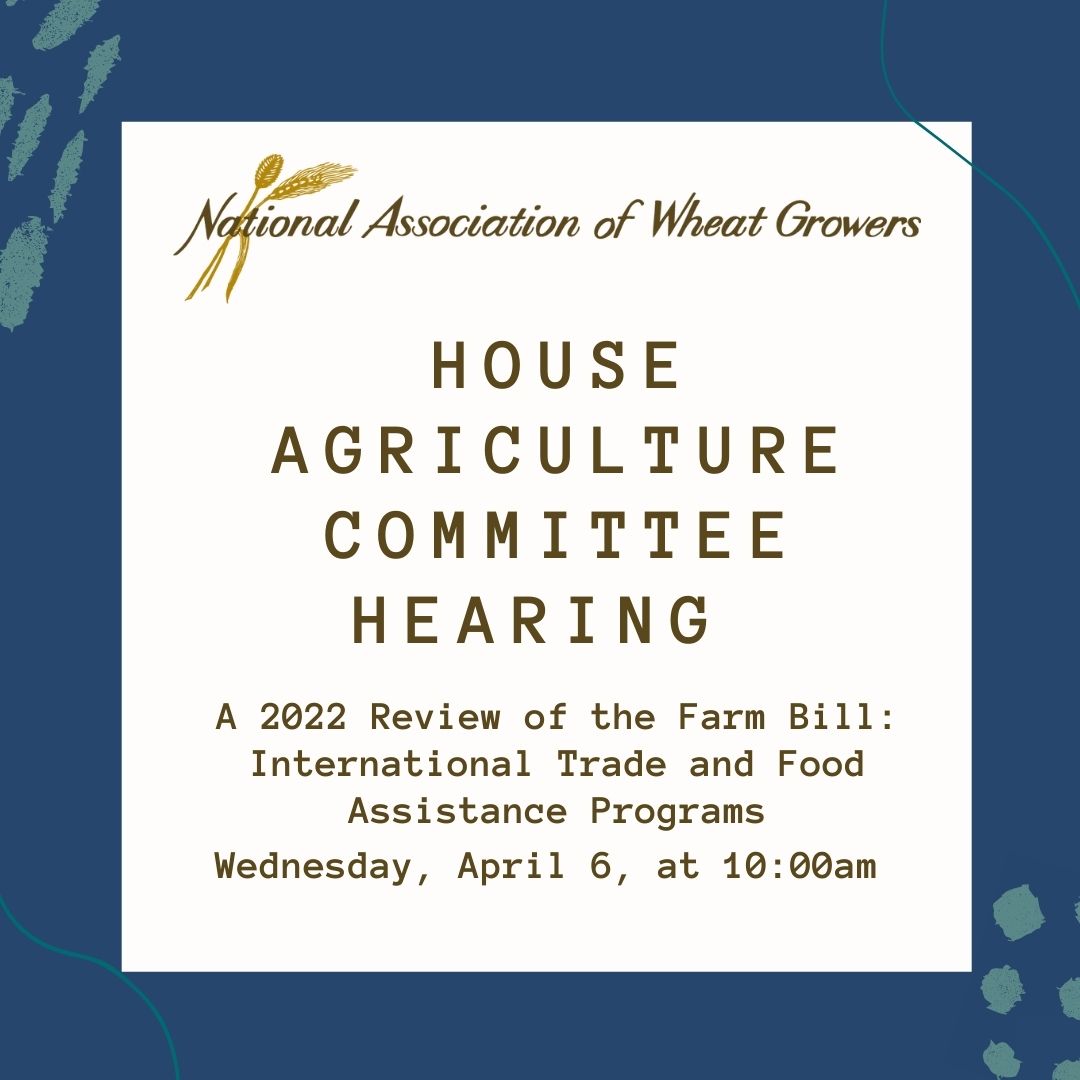 Tune in to "A 2022 Review of the Farm Bill: International Trade and Food Assistance Programs" to hear NAWG President, Nicole Berg, participate in the House Agriculture Committee hearing on International Trade and Food Assistance Programs.

youtube.com/watch?v=INe9C8…