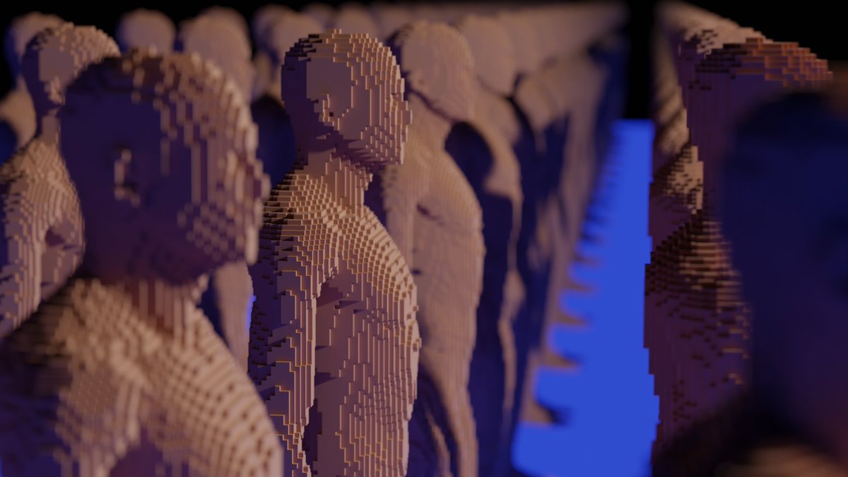 domo326's tweet image. Arrays are one hell of a time saver #everyday #100daysofblender #blender