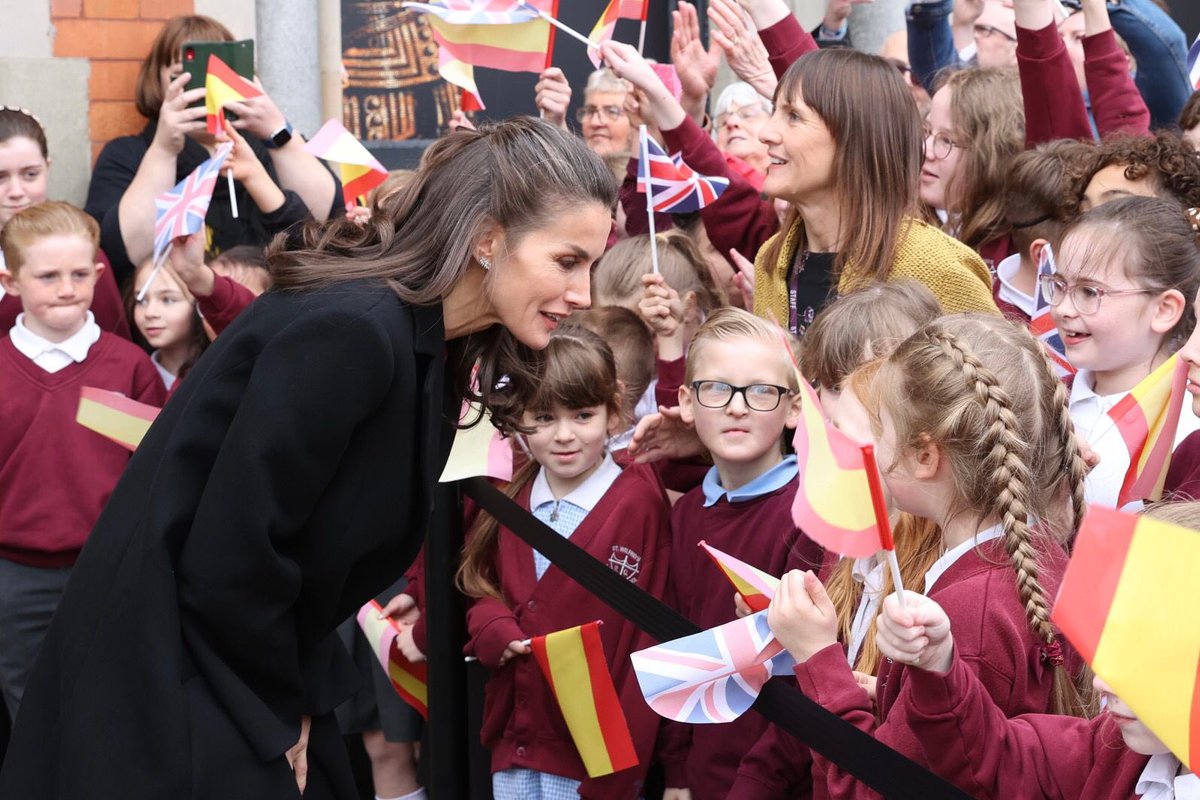 ClarenceHouse's tweet photo. 🇬🇧 🇪🇸 It was a pleasure to welcome Her Majesty The Queen of Spain to Bishop Auckland today to officially open The Spanish Gallery @aucklandproject. https://t.co/z6dnktnYWg
