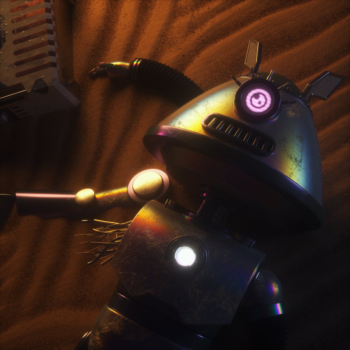 AlphabotSociety's tweet photo. Forah has been broken due to the impact of the crash. The Keeper who saw the ship go down says he and his fellow banished Bots have some spare parts that can be used to fix Forah, but at what cost?👀

What are your theories about Chapter 2?
#CRO #CRO #alphabotsociety https://t.co/DrDUmQDl3t
