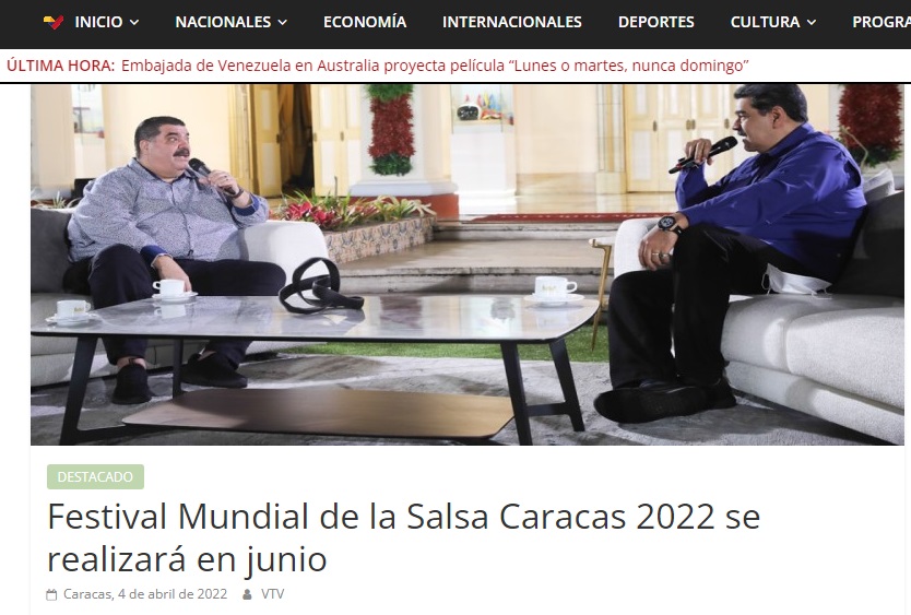 Watcher_Ven's tweet photo. Venezuela será sede del Festival Mundial de Salsa.

Sería mejor usar ese dinero para rehabilitar el Hospital Pediátrico Menca de Leoni que tiene 4 años CERRADO. / #Guayana 

¿Prioridades? https://t.co/QIwybqIExr