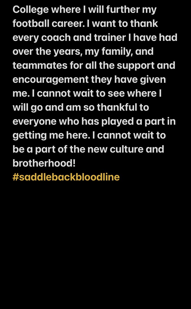 Let’s get to work!… committed! <a href="/CoachLukeSC/">Coach Williams Fierro</a> <a href="/ryan_richards12/">Coach Rich</a> @SBFBCoachO  #saddlebackbloodline
