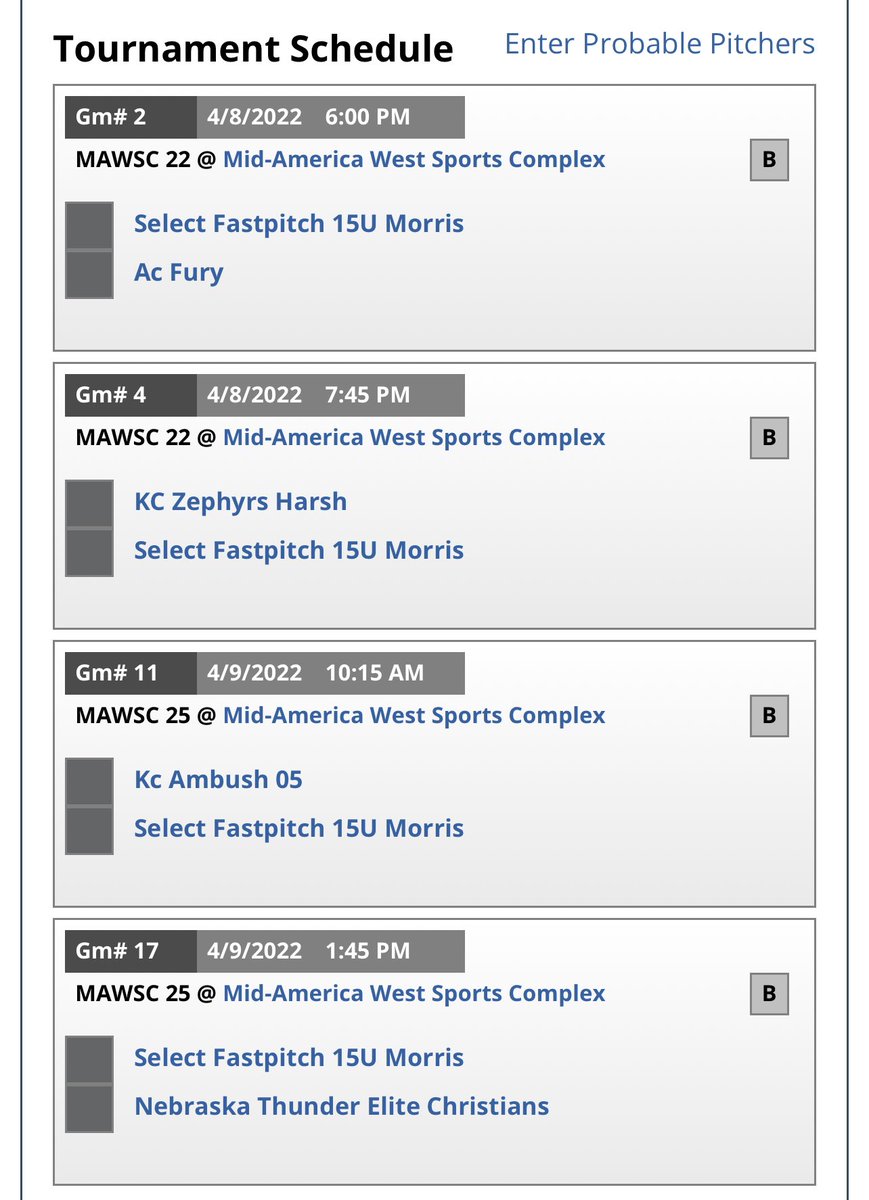 Select Fastpitch 16U Morris tweet media