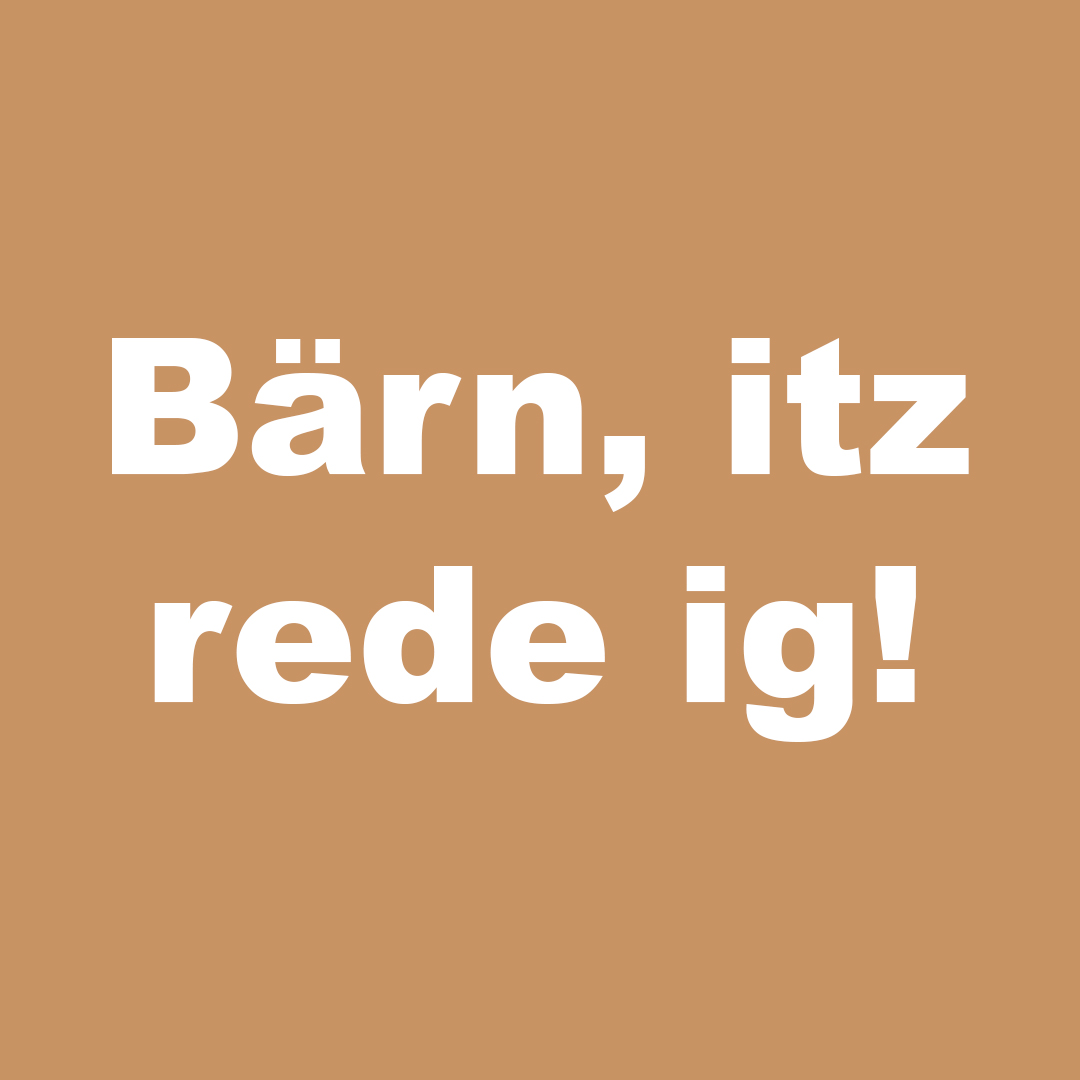 Bärn, itz rede ig! Mach mit beim Schreibwettbewerb und halte die Eröffnungsrede am BÄRNER STADTFESCHT. Anlässlich der Eröffnungsfeier am 24. Juni auf dem Bundesplatz geben wir einem jungen Menschen das Wort. Alle weiteren Infos findest du hier bit.ly/3KbVidt