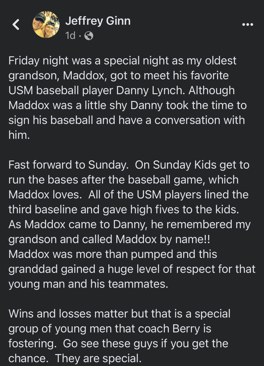 Southern Miss Baseball tweet media