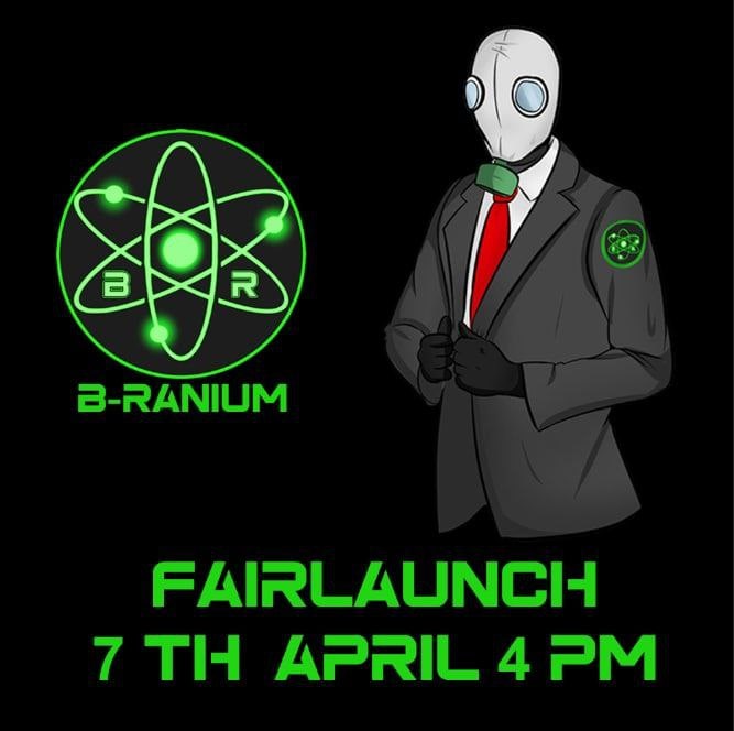 b_ranium's tweet photo. ☢️The fair-launch of B-ranium will be on April 7th at 4PM UTC. B-RANIUM is featuring very original tokenomics, inspired from a real-life phenomenon. 🚀

⏰Countdown : https://t.co/I9K5j11ke6

Website: https://t.co/nKJqf0MUl0
Telegram: https://t.co/dGuwo3SUmt

#bsc #bep20 #launch https://t.co/iUJUuphzOu