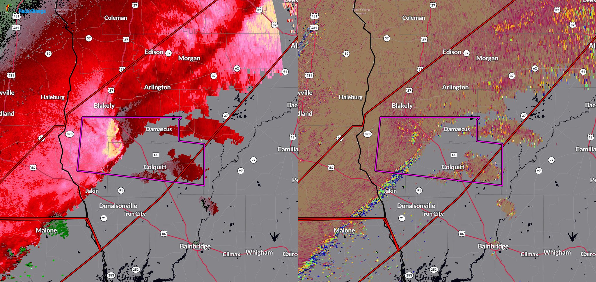 Ryan Hall, Y’all on Twitter "Confirmed tornado on radar south of