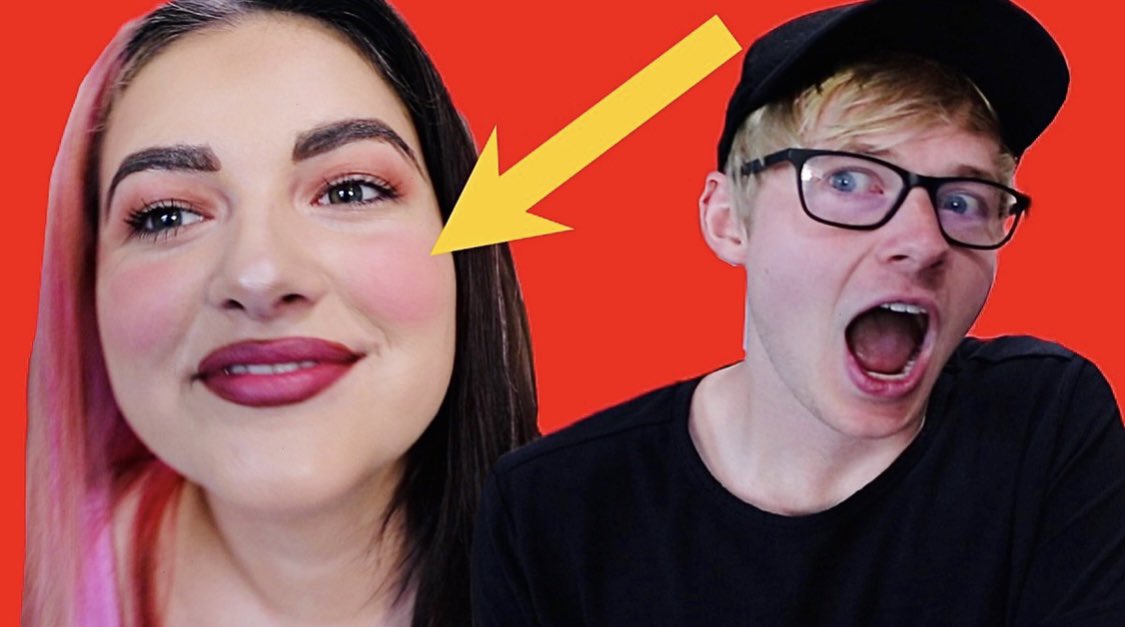 I did my makeup HORRIBLY to see my boyfriends reaction 😭 

youtu.be/3Qo_Jj77sCw