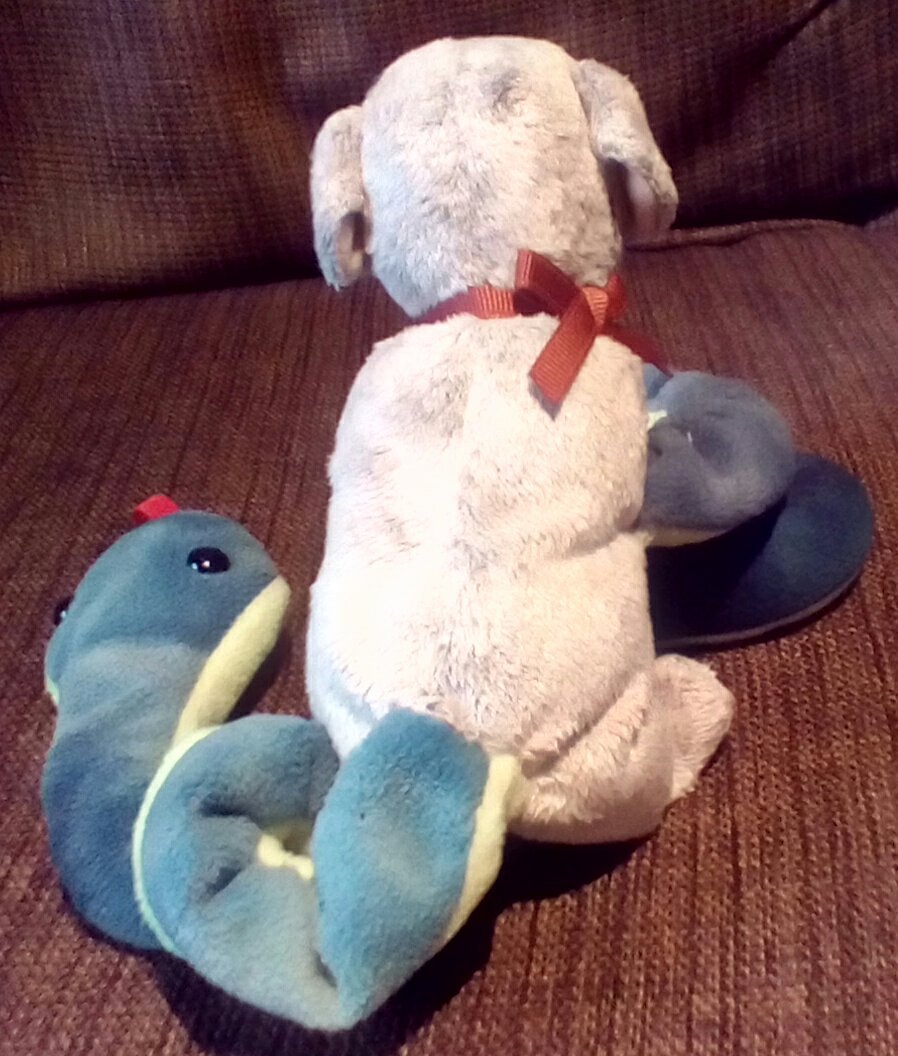 #DavyJones #Cthulhu #lovecraftian #cryptid #plush by #catschimericalcreations #plushmaker #upcycledplush #alteredplush #frankenplush #modifiedplush #customplush #frankensteinplush #frankenbeanies #sidtoystory #mixandmatchmonster #tybeaniebabies